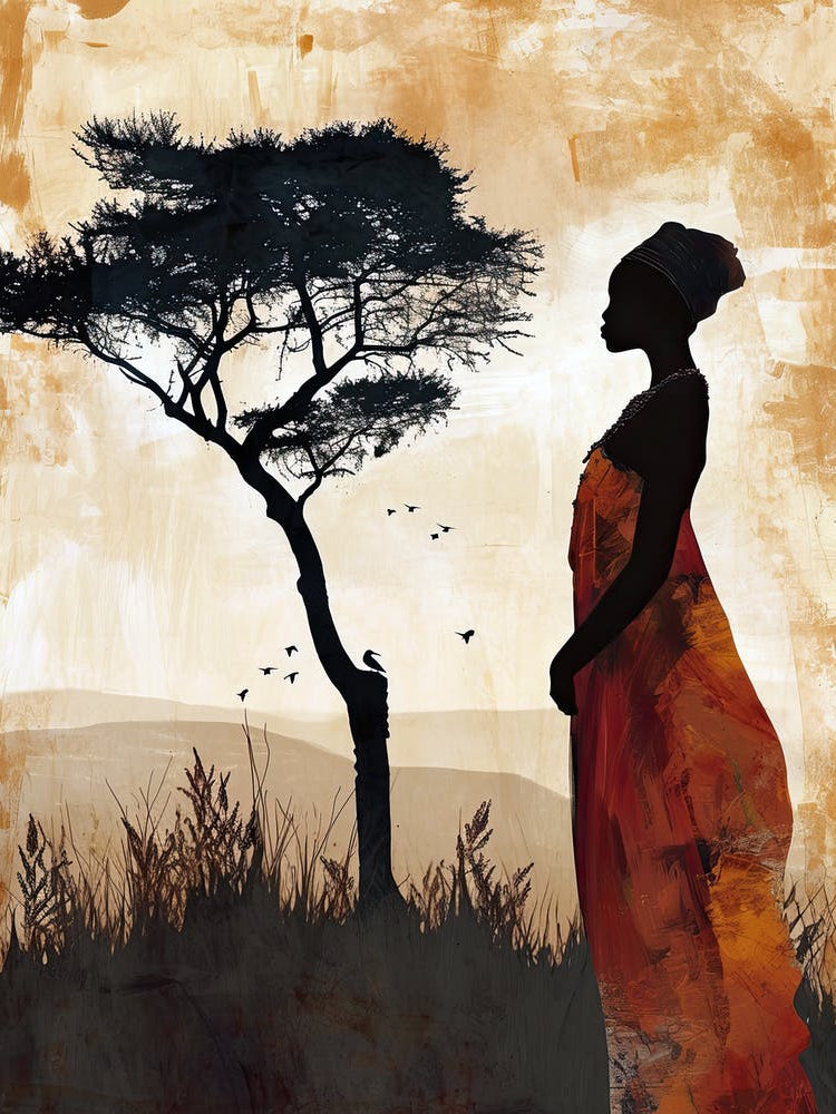 Africa'S Boho Art; The Forest Fantasy