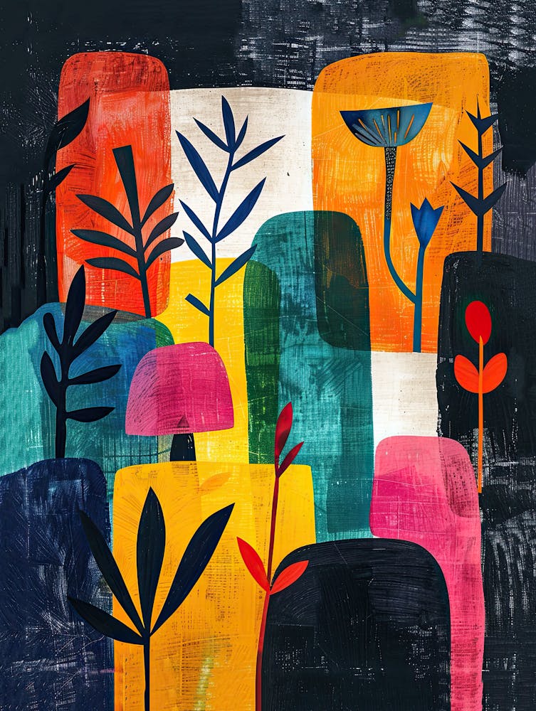 Fragmentierte Essenz Matisse-Stil