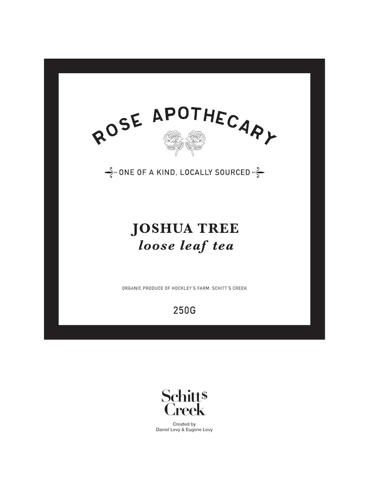 Schitts Rose Apothecary Label