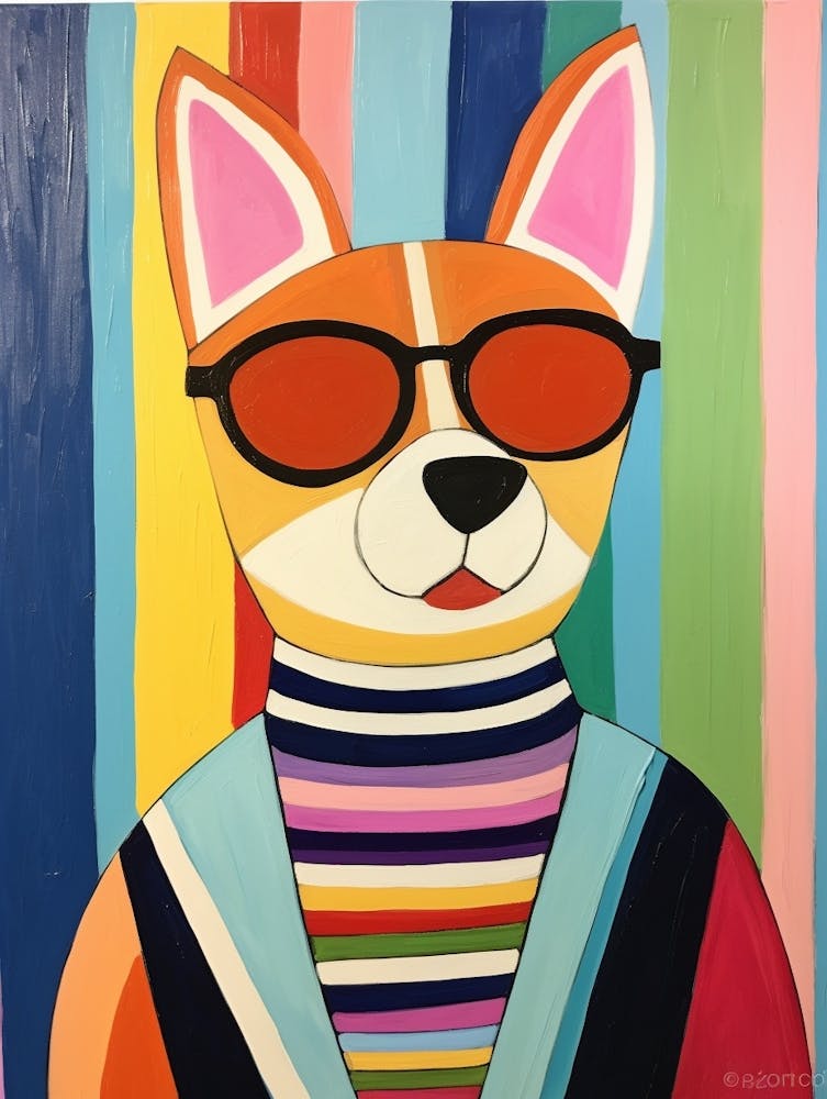Little Dingo 2 Wearing Sunglasses