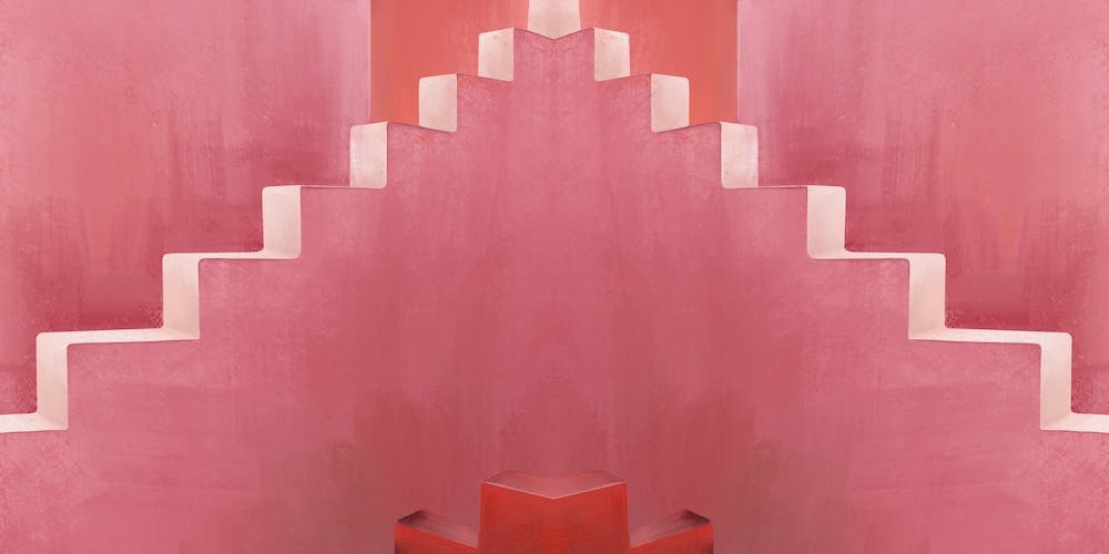 Stairs And Stories Pink