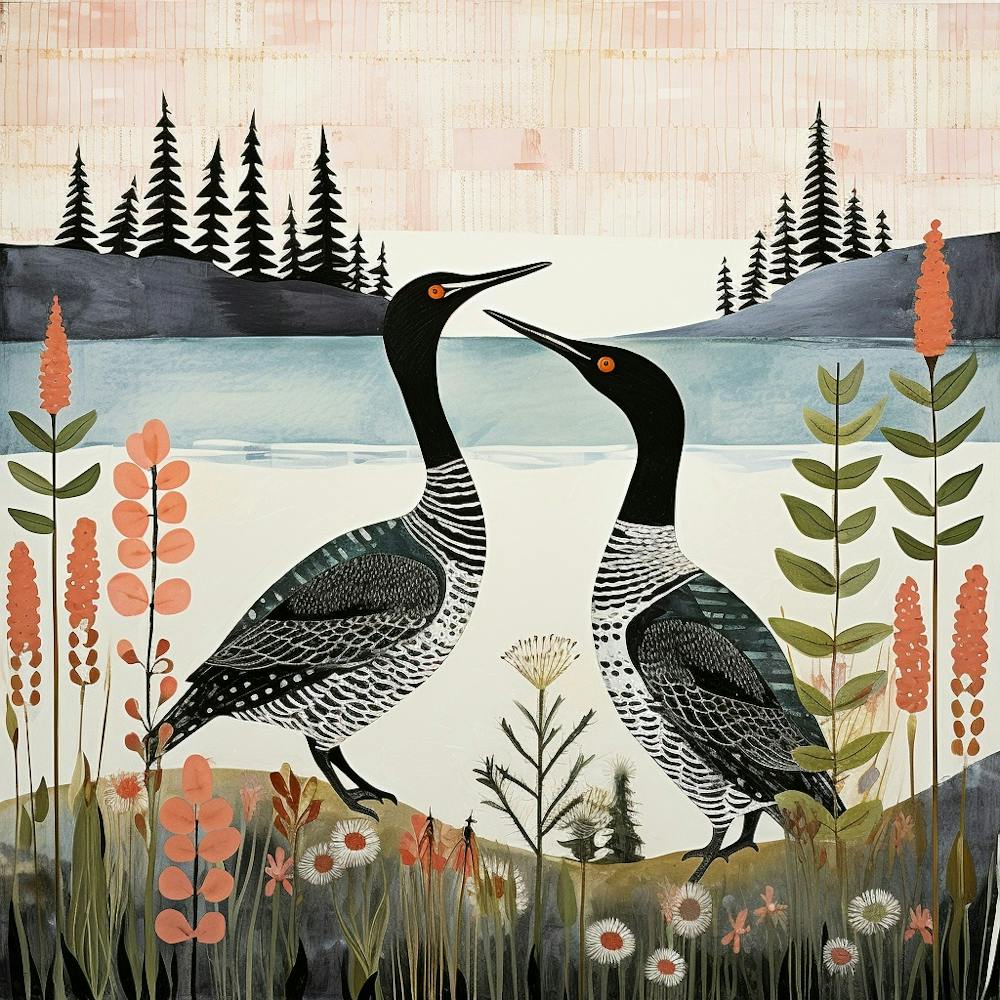 Bird In Nature Common Loon 1