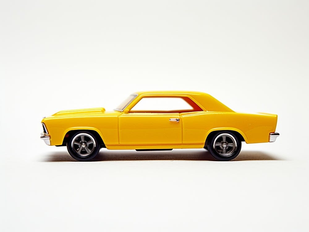 Toy Car 68 Chevy Nova Yellow