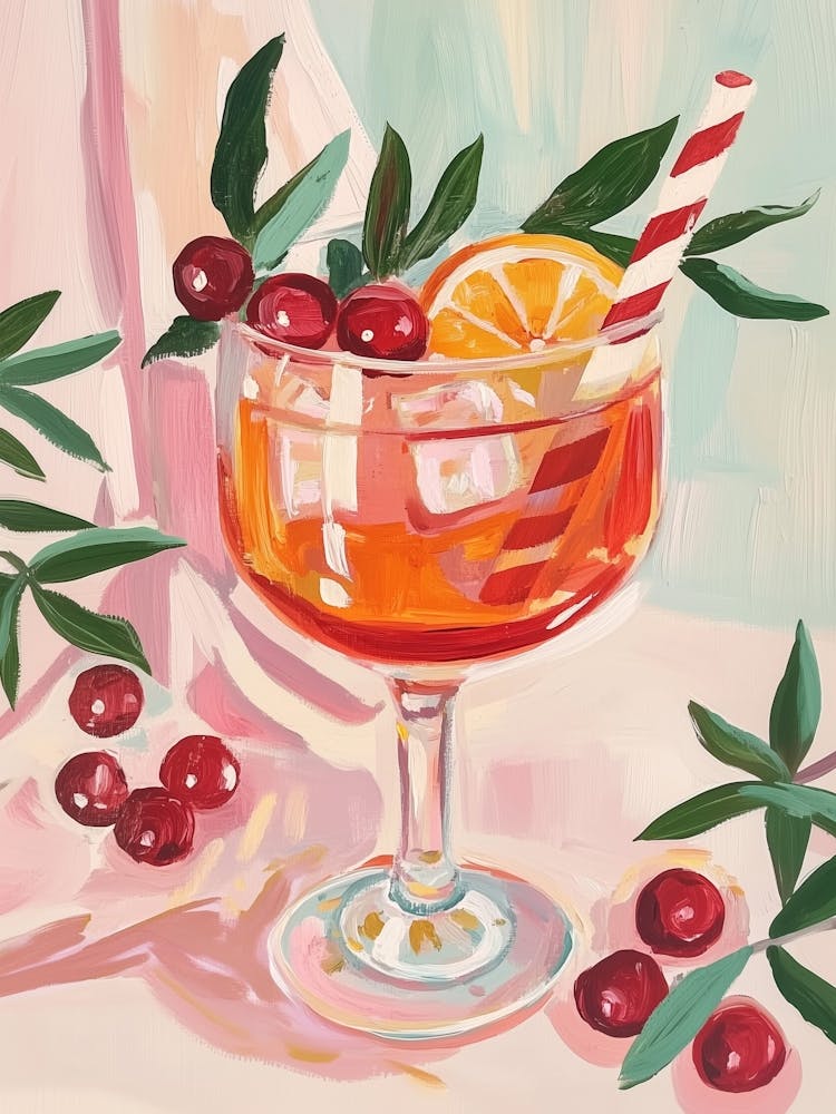 Cranberry Aperol Spritz Cocktail