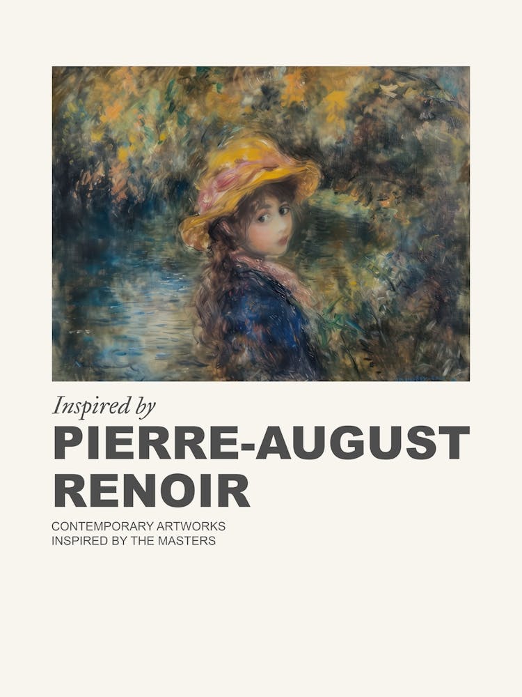 Museum Poster Inspired By Pierre August Renoir 4