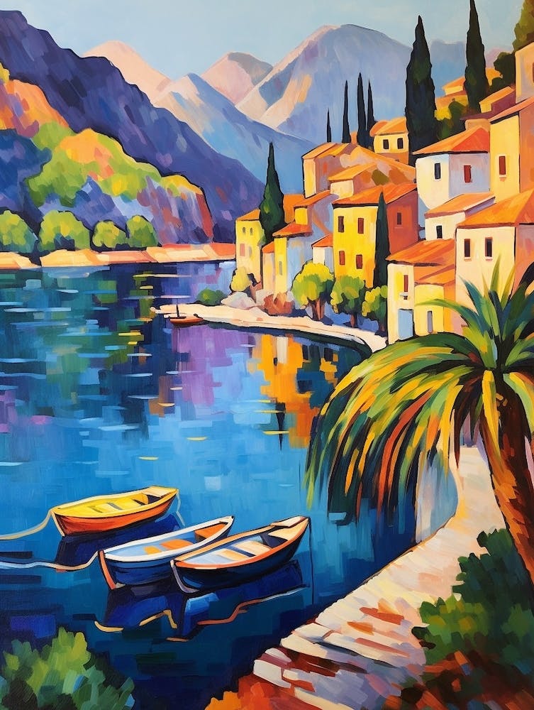 Kotor Montenegro 4 Fauvist Painting