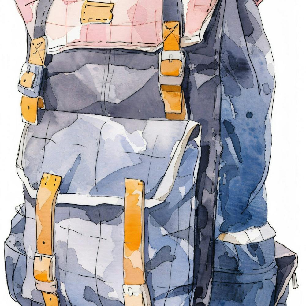 Watercolor Backpack