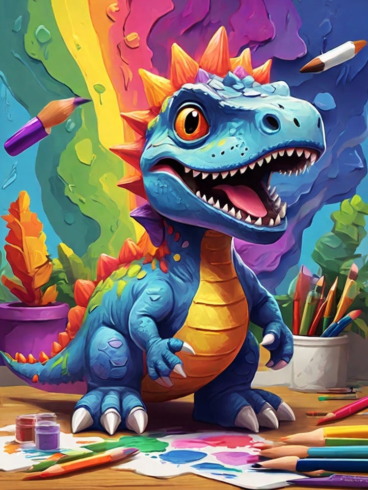 Dessin de Dinosaure 1