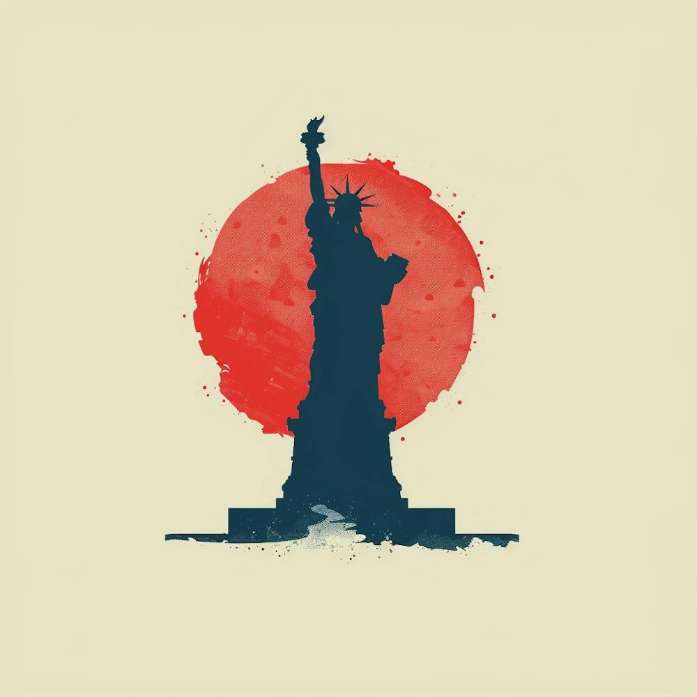 A Statue of Liberty NY Usa Minimal Illustration 1720003974 4