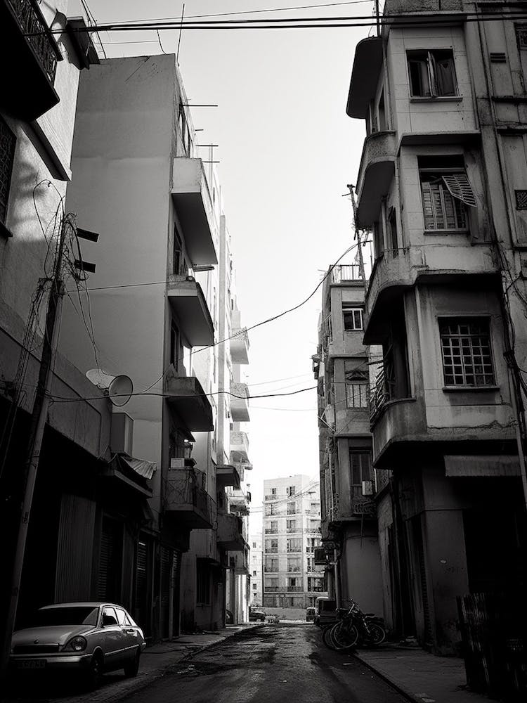 Beirut, Lebanon, Mediterranean Black And White Photography Analogue 8
