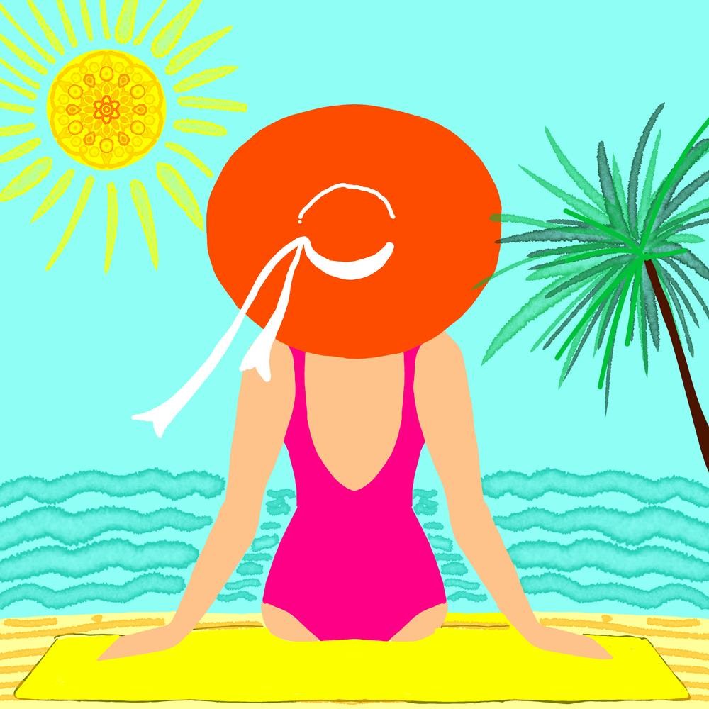 Beach Beauty | Bikini Girl under the Sun | Summer Vacations