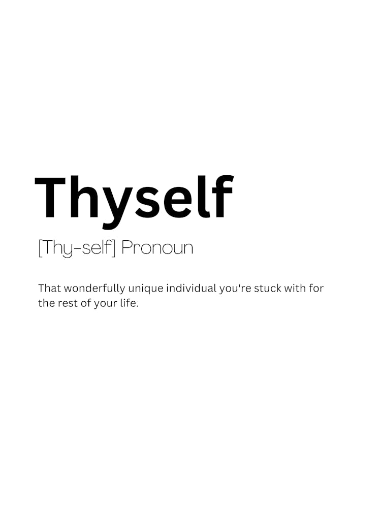 Thyself Definition Meaning 1