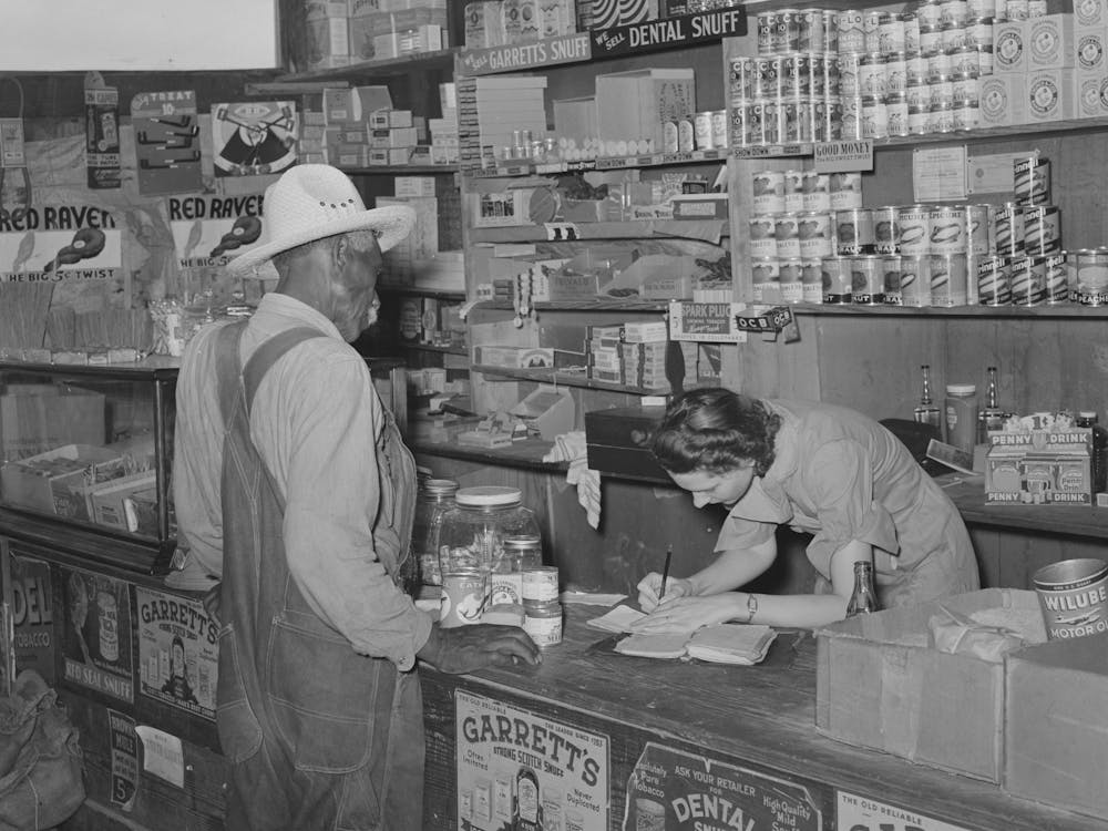 Untitled Photo, Possibly Related To Country Store, Wagoner County, Oklahoma By Russell Lee
