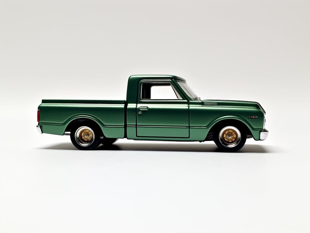 Toy Car 67 Chevy C10 Green