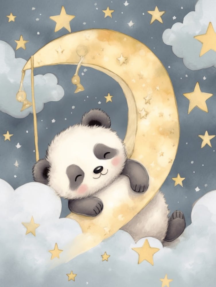 Sleeping Baby Panda 3