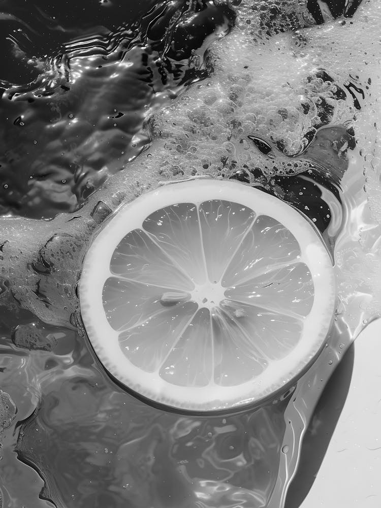 Lemon Slice In Water