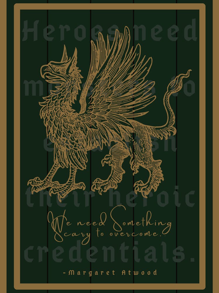 Green and Gold Griffin