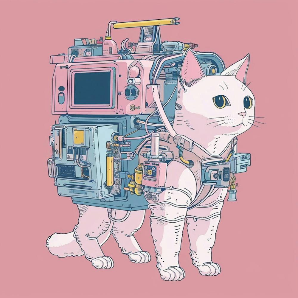 Chat Dans l'Espace