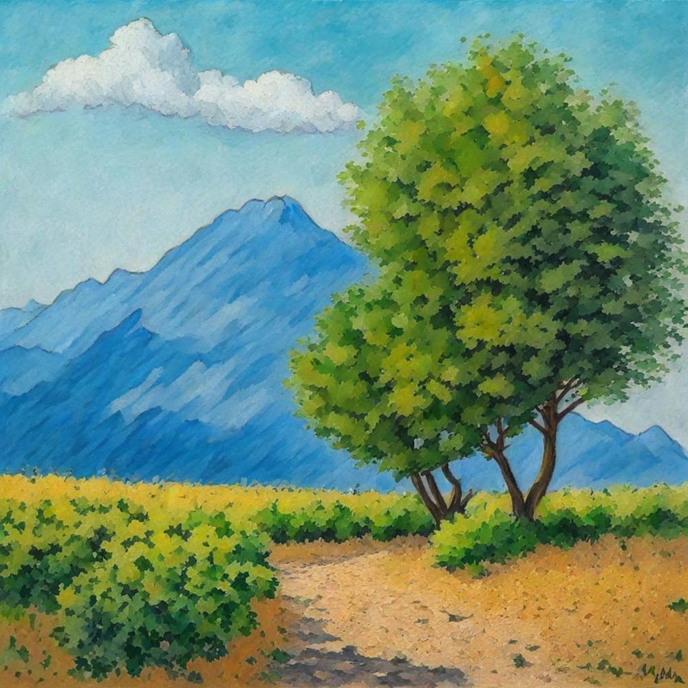 Two Trees In A Field