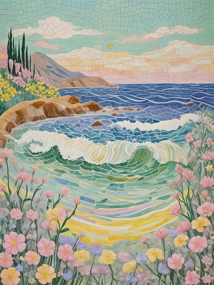 Spring Ocean In Pastel no2