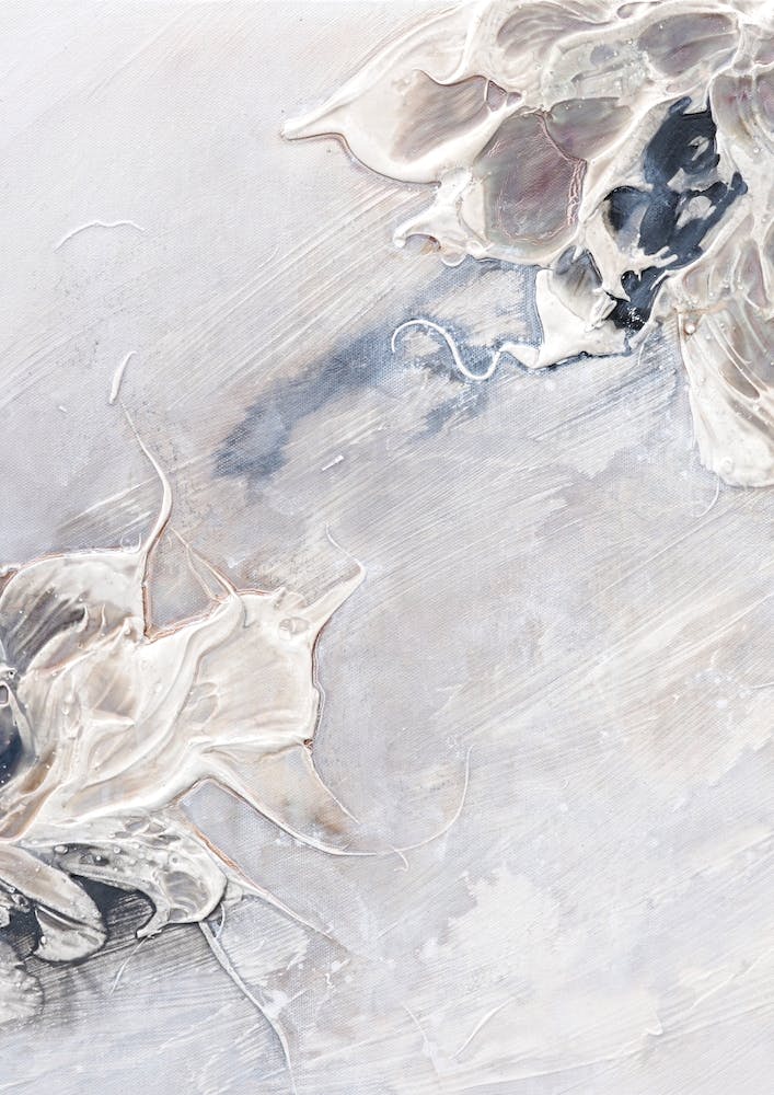 Neutral Flower Painting