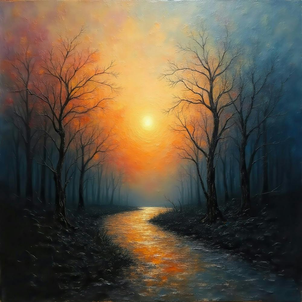 Sunset In The Woods 6