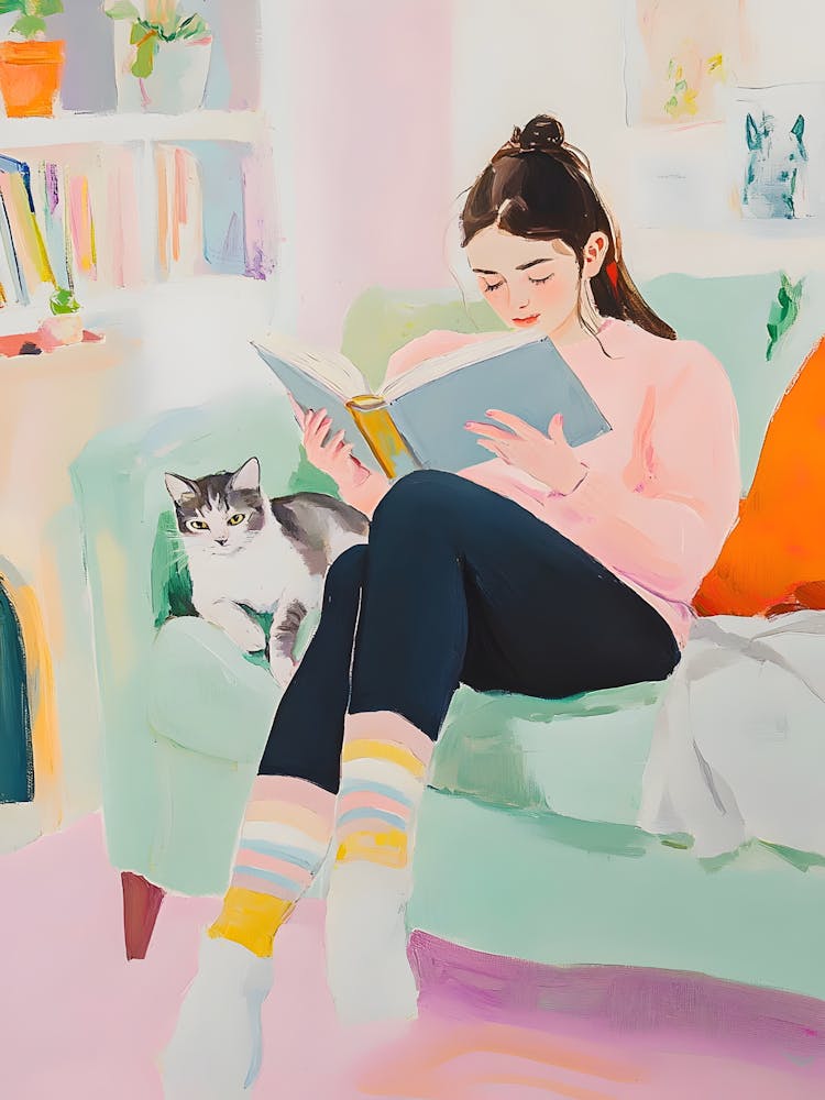 Reading With Cat