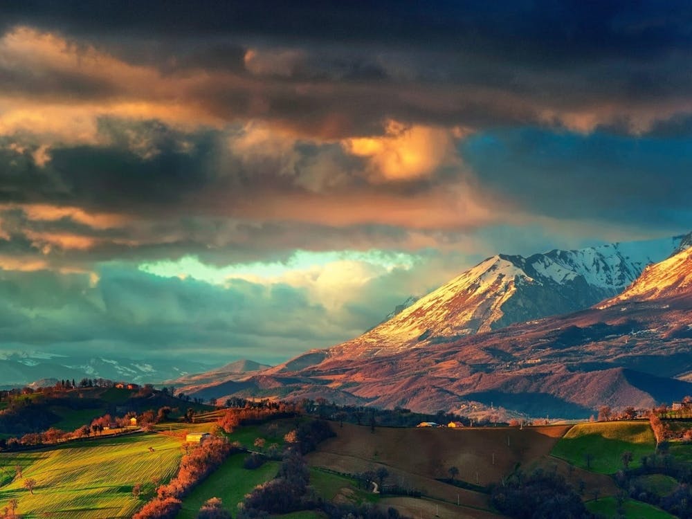 Sunset In The Mountains 7