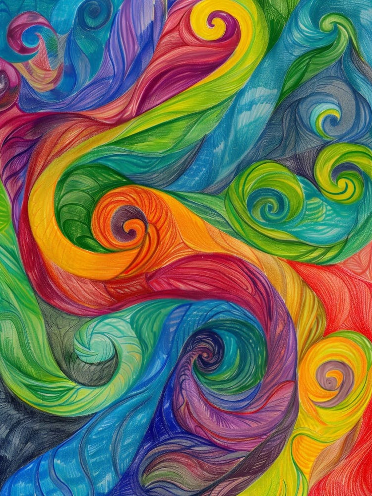 Rainbow Swirls
