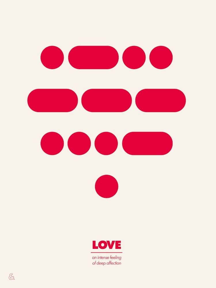 Liebe, abstrakte Kunst