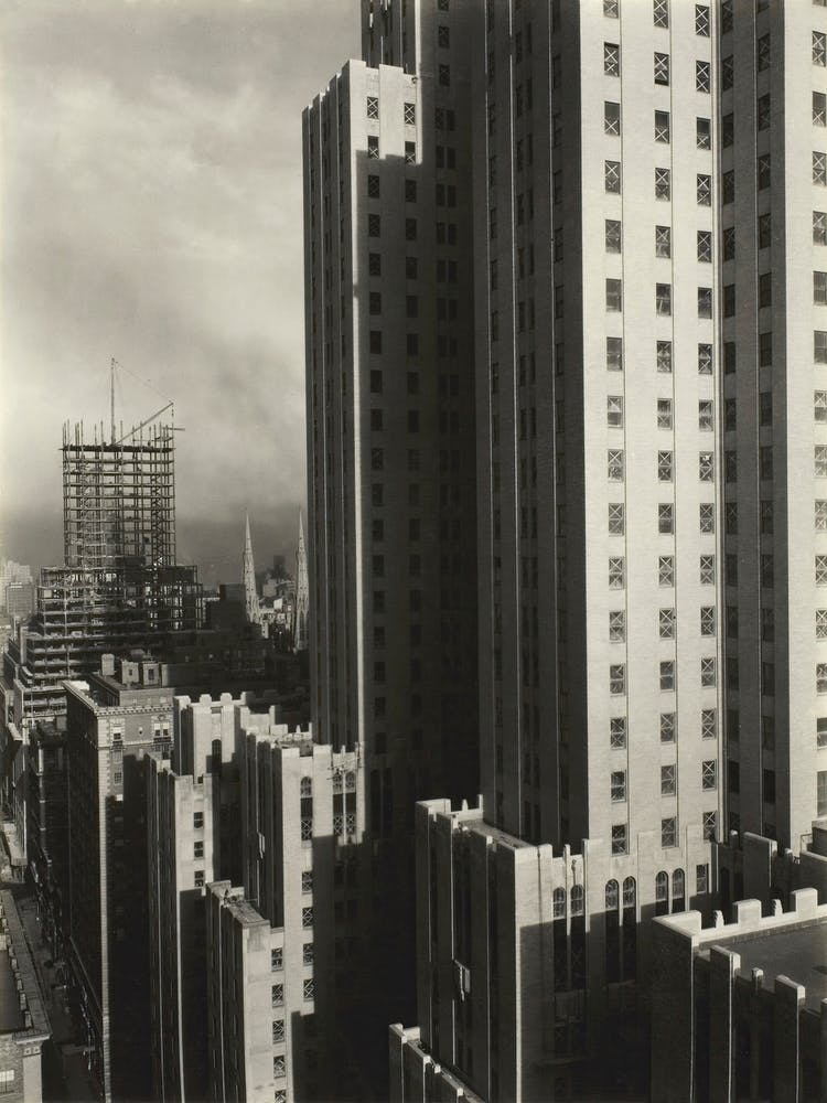 From My Window At The Shelton, West (1931), Alfred Stieglitz