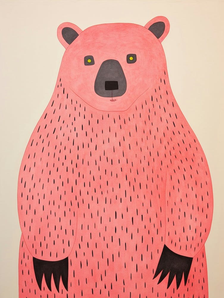Rosa gepunkteter Bär 4