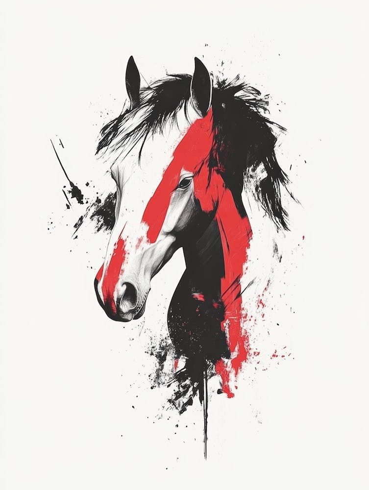 Horse Canvas Print 4