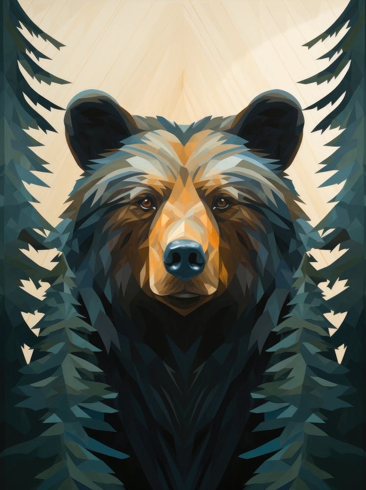 Bears In The Woods 1