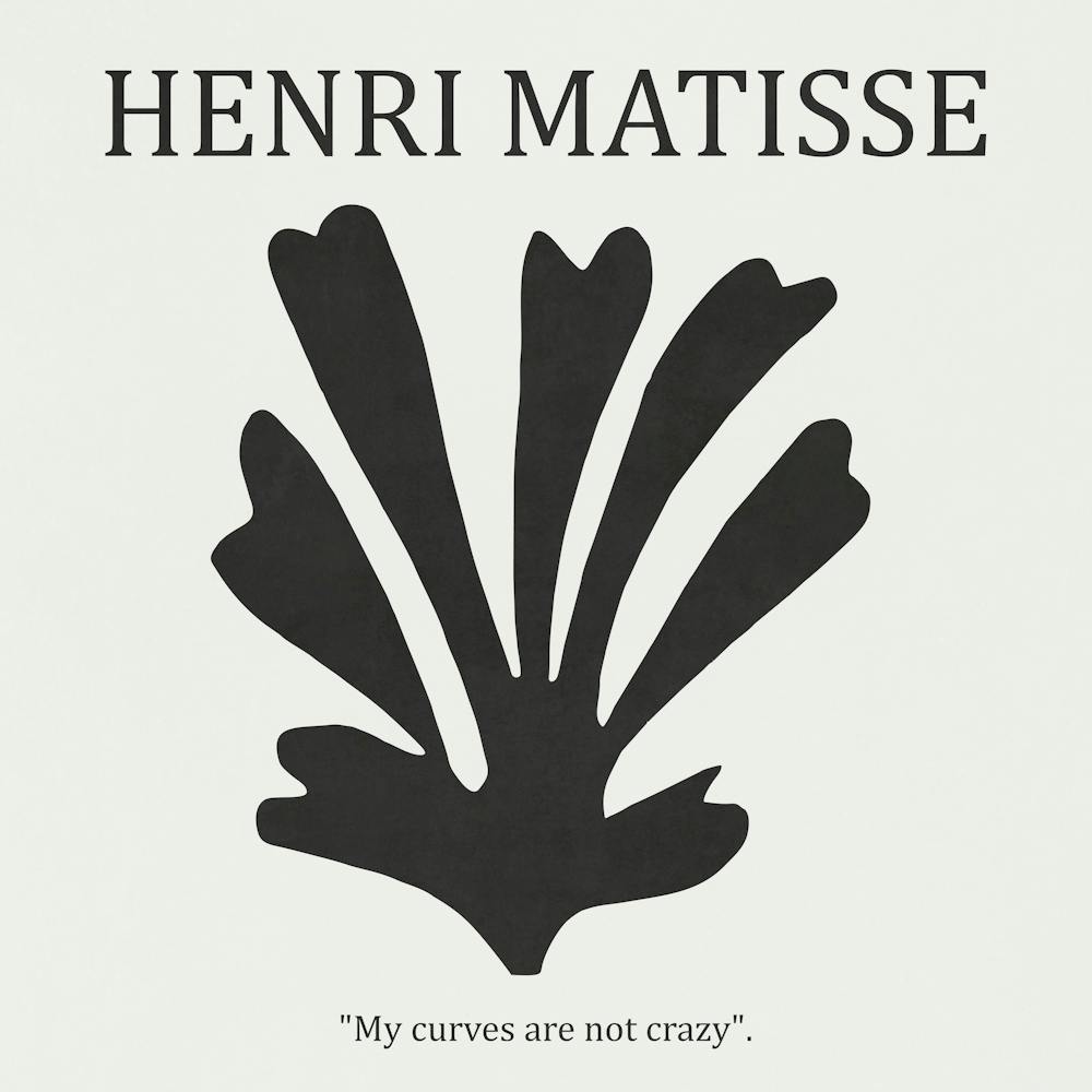 Black Leaf 01- Henri Matisse