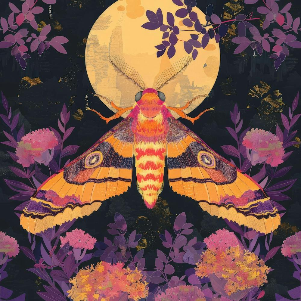 Moth In The Moonlight