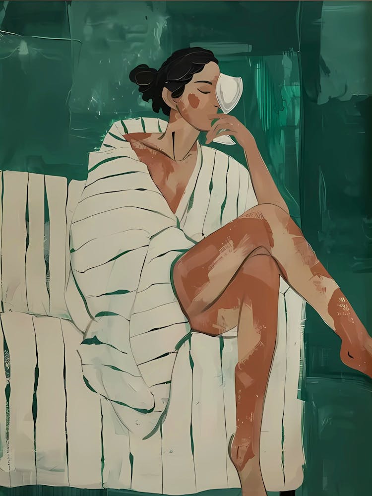 Abstract Art Woman Illustration