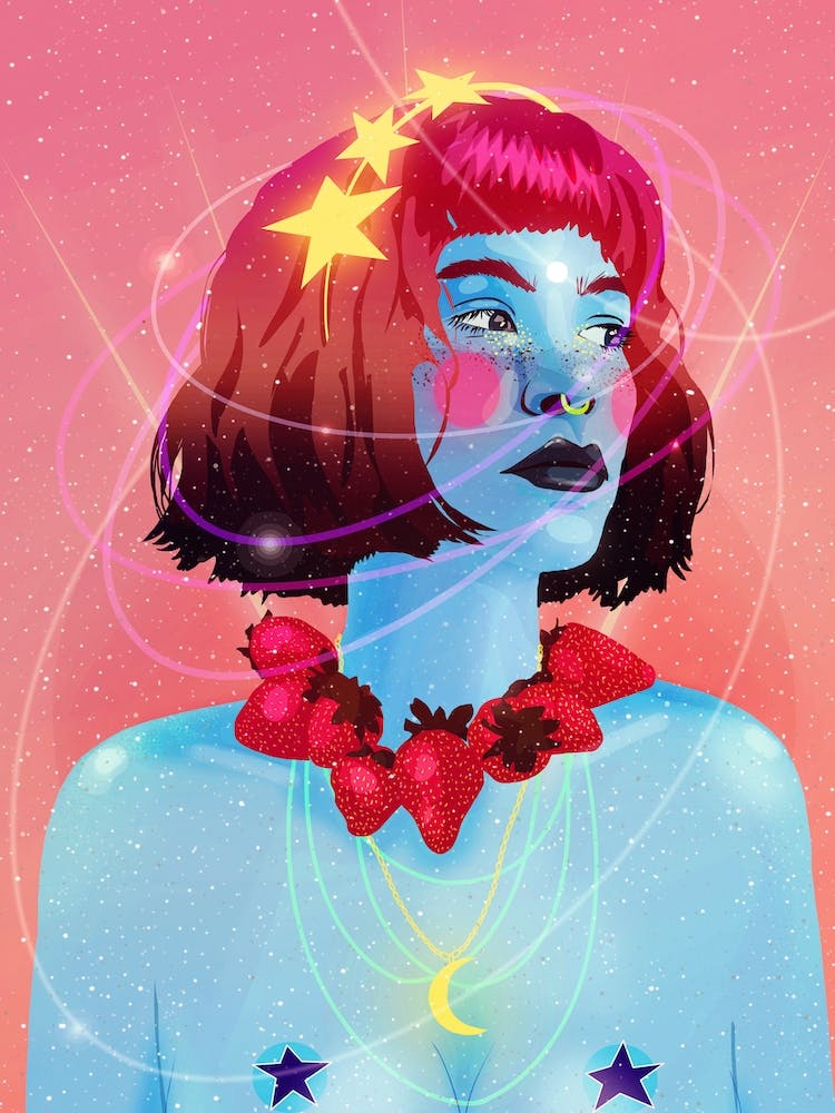 Cosmic Strawberry Girl