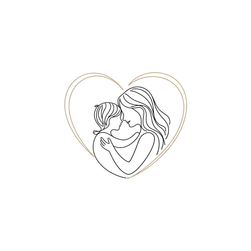 Mother And Child In Heart