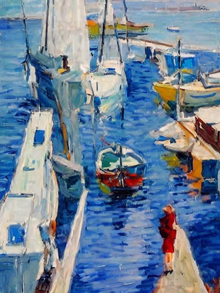 Port Of Livorno Italy Abstract Block harbour