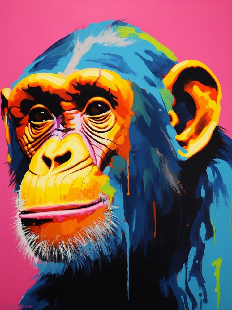 Monkey Pop Art 3