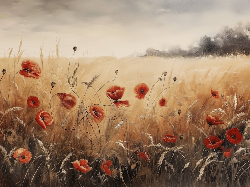 Poppies In The Field 2