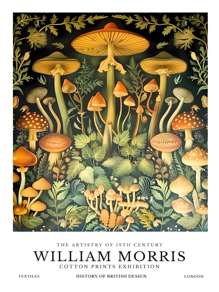 William Morris'S Mushrooms