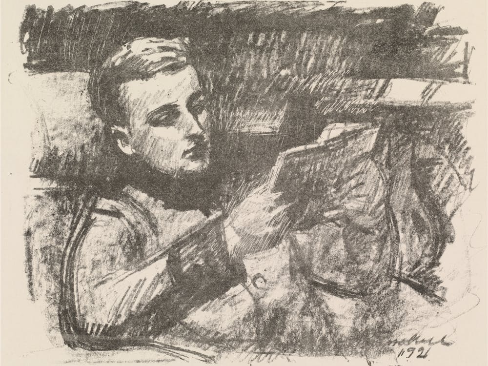 Boy Reading (Jorgen Enckell), 1921 By Magnus Enckell