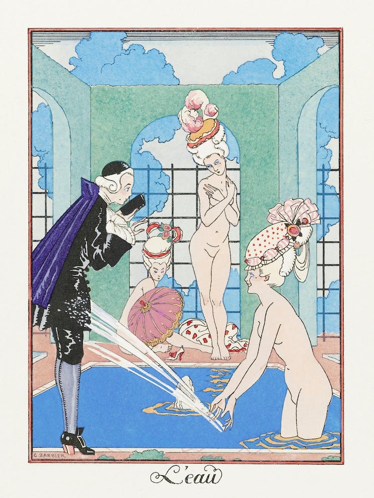 L Eau (1917–1920), 1 George Barbier