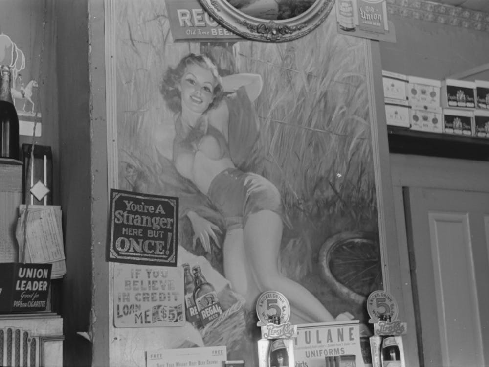 Sign In Country Store Near Vacherie, Louisiana By Russell Lee