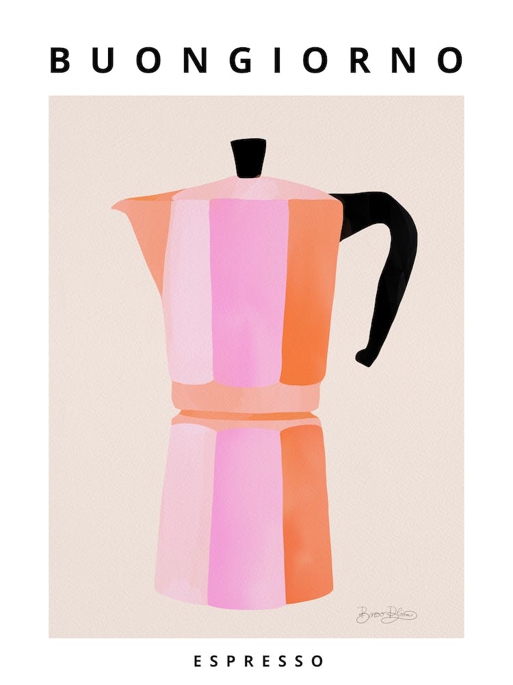 Buongiorno Espresso - Coffee Mocca Pink