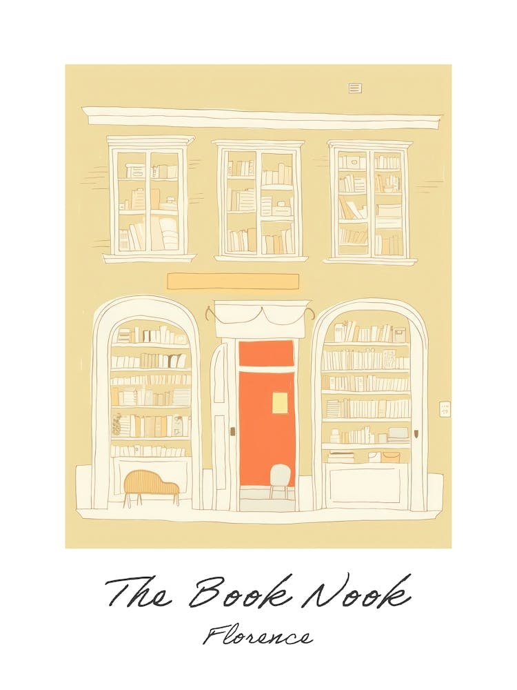 Florence The Book Nook Pastel Colours 3 Poster