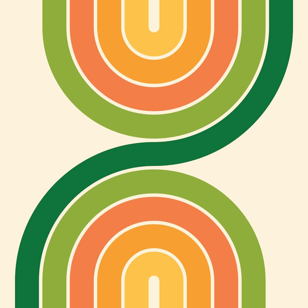 Tfy Midcentury Modern Retro Vintage Arch Abstract Spring Summer 02