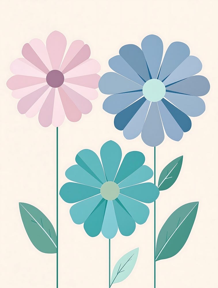 Elegant Spring Blooms in Soft Pastels